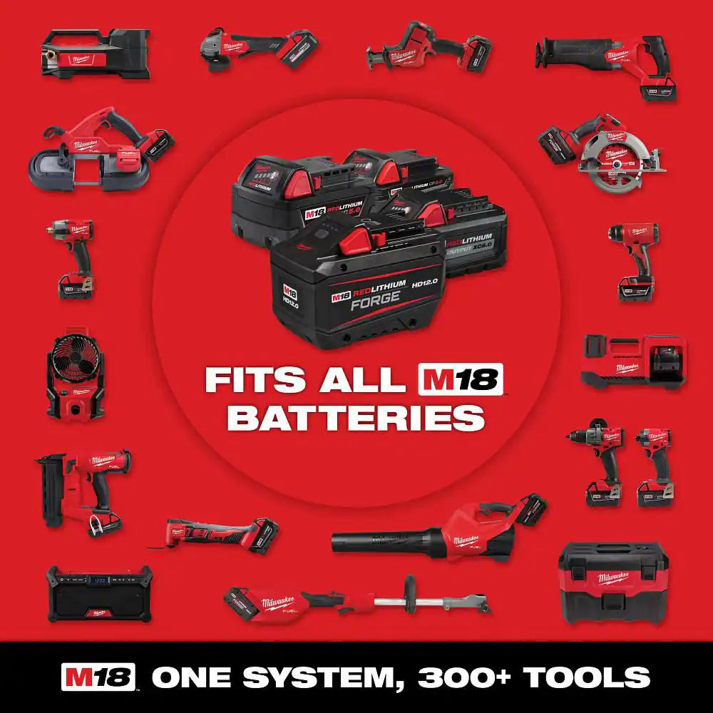 M18 18V Lithium-Ion Cordless FORCE LOGIC 750 MCM Dieless Crimping Tool Kit with 2 2.0 Ah Batteries and Bag